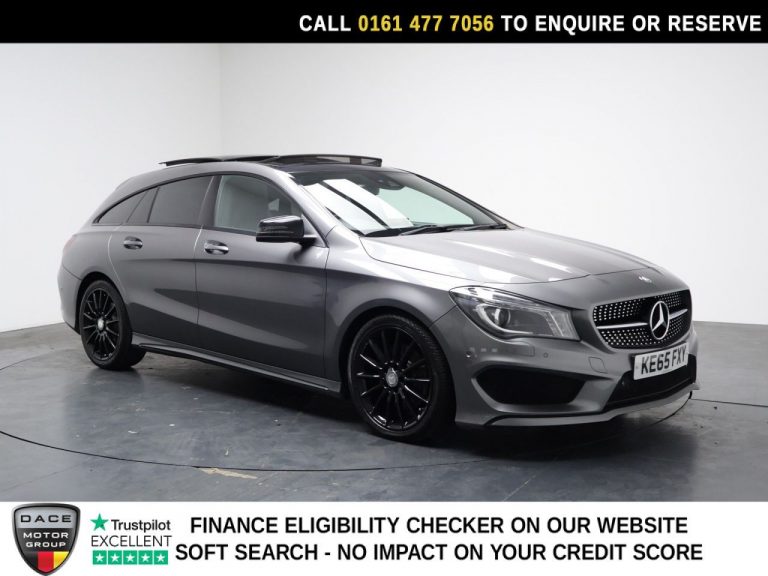 Used 2016 GREY MERCEDES-BENZ CLA Estate 2.1 CLA220d AMG Sport Shooting Brake 5dr Diesel 7G-DCT Euro 6 (s/s) (177 ps) DIESEL (reg. 2016-01-29) (Automatic) for sale in Stockport