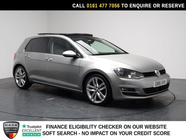 Used 2016 SILVER VOLKSWAGEN GOLF Hatchback 1.4 TSI BlueMotion Tech ACT GT Edition Hatchback 5dr Petrol DSG Euro 6 (s/s) (150 ps) PETROL (reg. 2016-06-16) (Automatic) for sale in Stockport