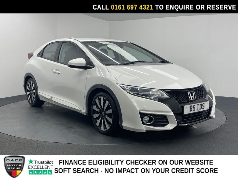 Used 2016 WHITE HONDA CIVIC Hatchback 1.8 i-VTEC SE Plus (Navi) Hatchback 5dr Petrol Auto Euro 6 (142 ps) PETROL (reg. 2016-09-29) (Automatic) for sale in Stockport