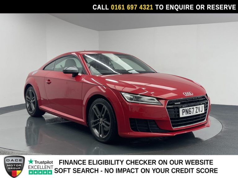Used 2017 RED AUDI TT Coupe 2.0 TDI Sport Coupe 3dr Diesel S Tronic quattro Euro 6 (s/s) (184 ps) DIESEL (reg. 2017-09-01) (Automatic) for sale in Stockport