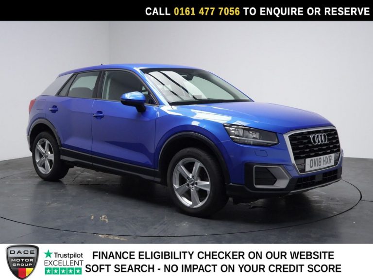 Used 2018 BLUE AUDI Q2 SUV 1.4 TFSI CoD Sport SUV 5dr Petrol S Tronic Euro 6 (s/s) (150 ps) PETROL (reg. 2018-04-27) (Automatic) for sale in Stockport