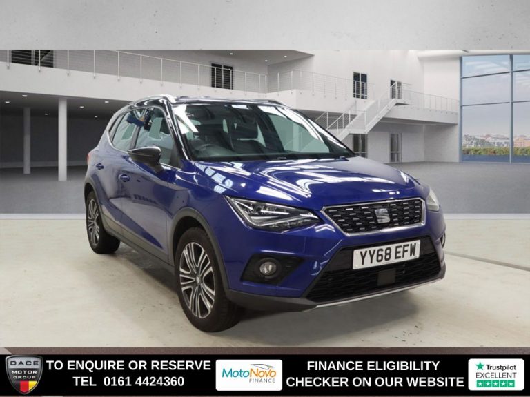 Used 2018 BLUE SEAT ARONA SUV 1.6 TDI XCELLENCE SUV 5dr Diesel DSG Euro 6 (s/s) (95 ps) DIESEL (reg. 2018-09-29) (Automatic) for sale in Stockport