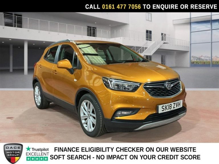 Used 2018 ORANGE VAUXHALL MOKKA X SUV 1.4i Turbo Design Nav SUV 5dr Petrol Auto Euro 6 (140 ps) PETROL (reg. 2018-06-08) (Automatic) for sale in Stockport