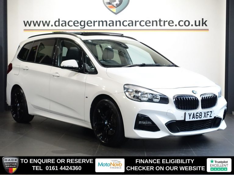 Used 2018 WHITE BMW 2 Series GRAN TOURER MPV 2.0 220d M Sport MPV 5dr Diesel Auto xDrive Euro 6 (s/s) (190 ps) Â£2665 EXTRAS DIESEL (reg. 2018-11-27) (Automatic) for sale in Stockport