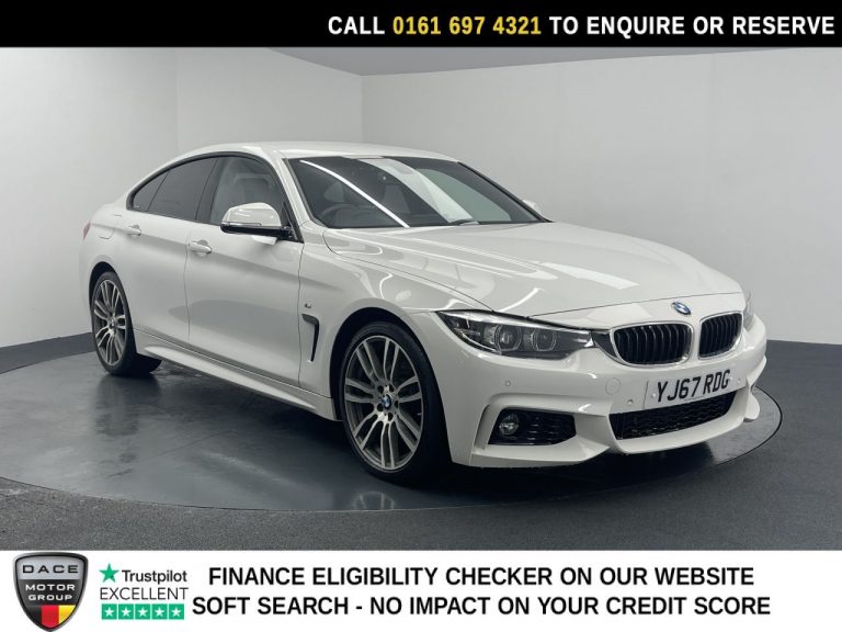 Used 2018 WHITE BMW 4 SERIES GRAN COUPE Hatchback 3.0 440i M Sport Hatchback 5dr Petrol Auto Euro 6 (s/s) (326 ps) PETROL (reg. 2018-02-27) (Automatic) for sale in Stockport