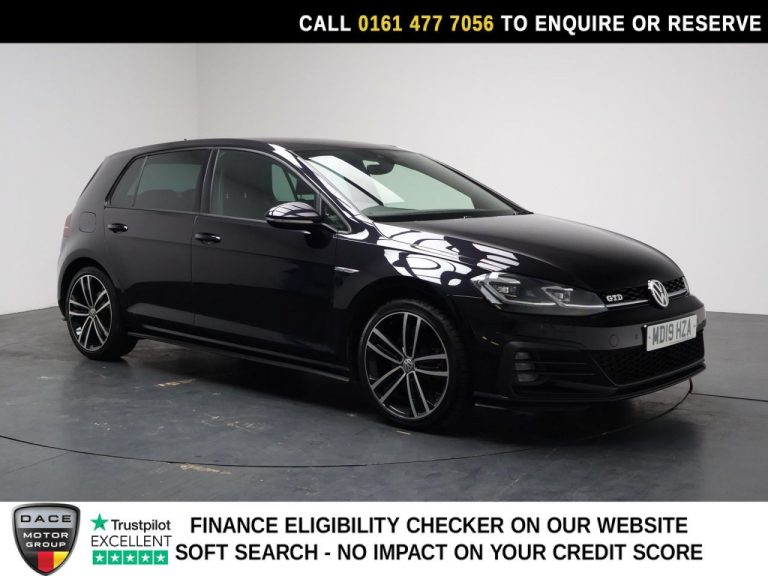Used 2019 BLACK VOLKSWAGEN GOLF Hatchback 2.0 TDI GTD Hatchback 5dr Diesel DSG Euro 6 (s/s) (184 ps) DIESEL (reg. 2019-06-17) (Automatic) for sale in Stockport