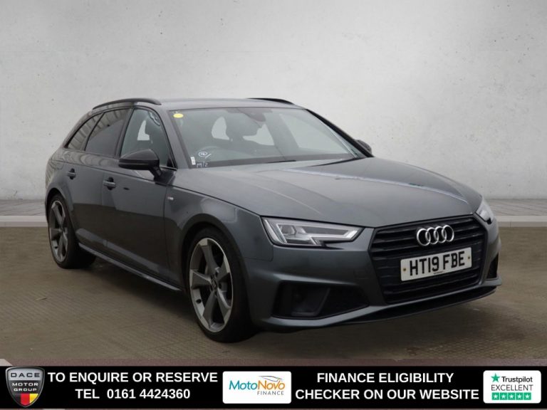Used 2019 GREY AUDI A4 AVANT Estate 2.0 TDI 40 Black Edition Estate 5dr Diesel S Tronic Euro 6 (s/s) (190 ps) DIESEL (reg. 2019-04-01) (Automatic) for sale in Stockport