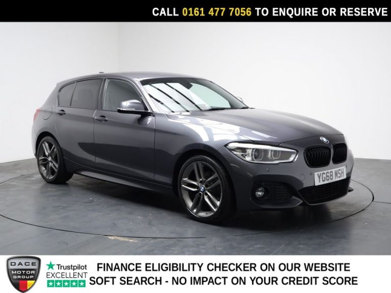 Used 2019 GREY BMW 1 SERIES Hatchback 2.0 120i GPF M Sport Hatchback 5dr Petrol Auto Euro 6 (s/s) (184 ps) PETROL (reg. 2019-01-31) (Automatic) for sale in Stockport