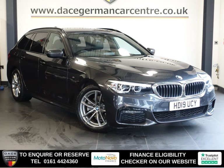 Used 2019 GREY BMW 5 SERIES Estate 2.0 520d M Sport Touring 5dr Diesel Auto Euro 6 (s/s) (190 ps) DIESEL (reg. 2019-06-28) (Automatic) for sale in Stockport