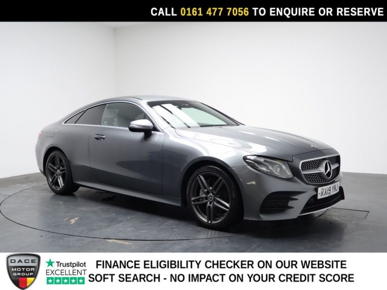Used 2019 GREY MERCEDES-BENZ E-CLASS Coupe 2.0 E220d AMG Line Coupe 2dr Diesel G-Tronic+ Euro 6 (s/s) (194 ps) DIESEL (reg. 2019-03-22) (Automatic) for sale in Stockport
