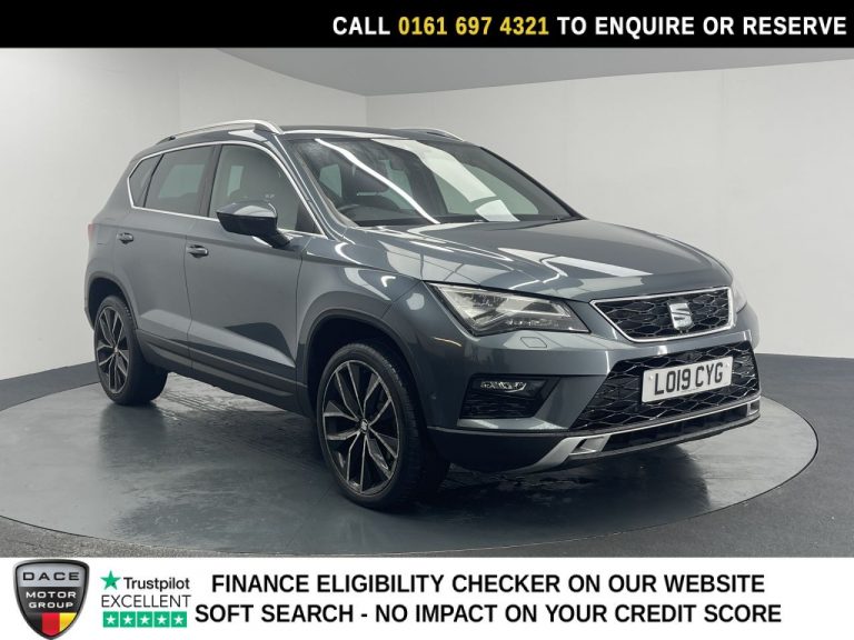 Used 2019 GREY SEAT ATECA SUV 1.6 TDI XCELLENCE Lux SUV 5dr Diesel DSG Euro 6 (s/s) (115 ps) DIESEL (reg. 2019-05-24) (Automatic) for sale in Stockport