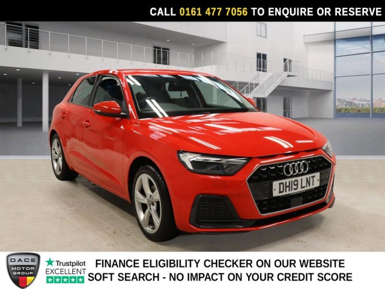 Used 2019 RED AUDI A1 Hatchback 1.5 TFSI 35 Sport Sportback 5dr Petrol S Tronic Euro 6 (s/s) (150 ps) PETROL (reg. 2019-07-31) (Automatic) for sale in Stockport