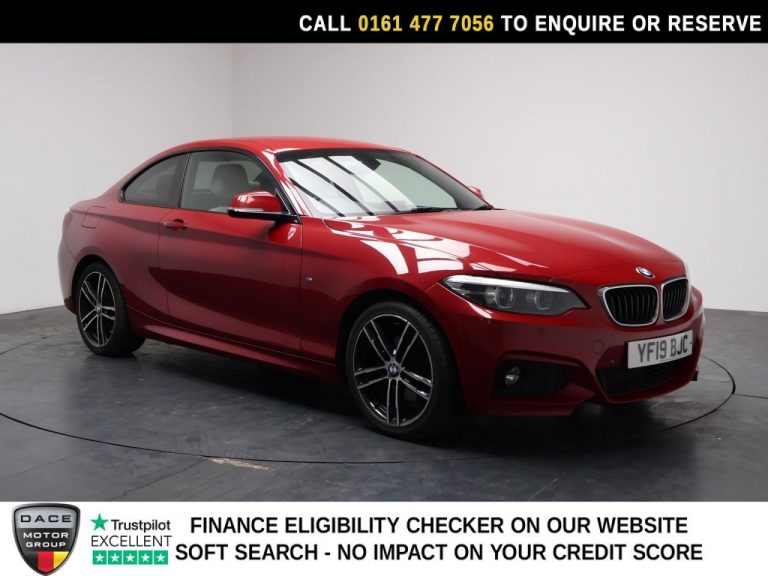 Used 2019 RED BMW 2 SERIES Coupe 2.0 220d M Sport Coupe 2dr Diesel Auto xDrive Euro 6 (s/s) (190 ps) DIESEL (reg. 2019-07-25) (Automatic) for sale in Stockport