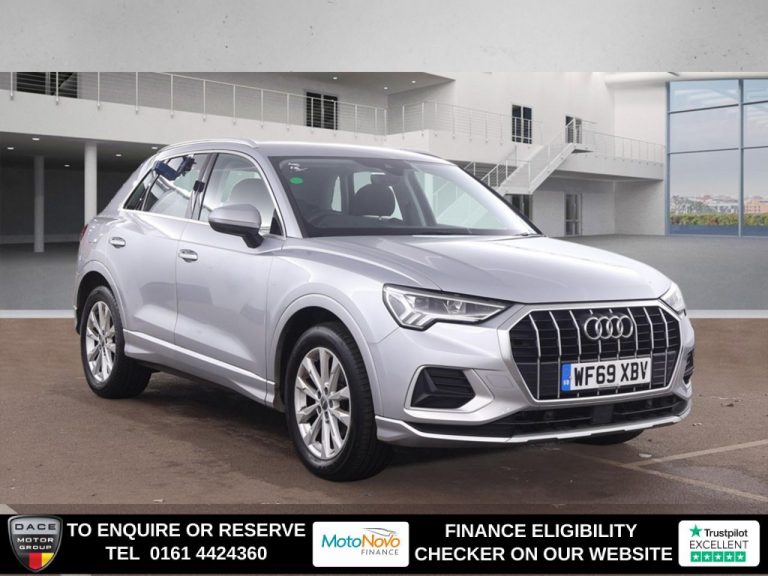 Used 2019 SILVER AUDI Q3 SUV 2.0 TDI 35 Sport SUV 5dr Diesel S Tronic Euro 6 (s/s) (150 ps) DIESEL (reg. 2019-09-30) (Automatic) for sale in Stockport
