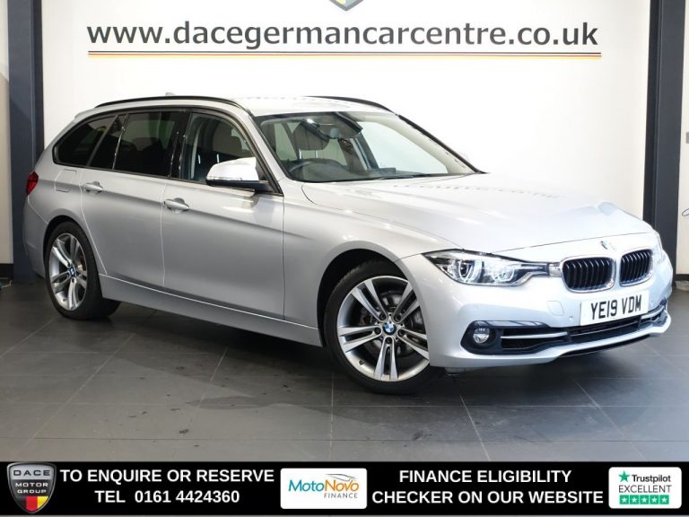 Used 2019 SILVER BMW 3 SERIES Estate 1.5 318i Sport Touring 5dr Petrol Auto Euro 6 (s/s) (136 ps) PETROL (reg. 2019-03-20) (Automatic) for sale in Stockport