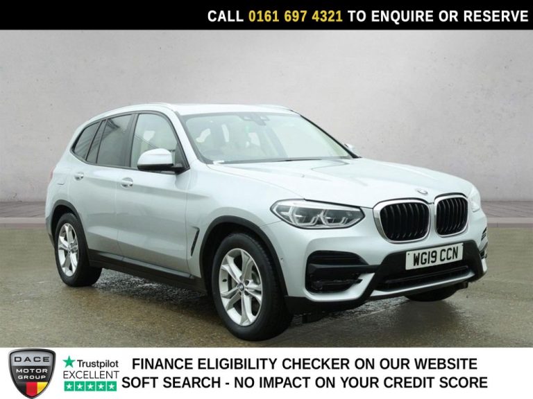 Used 2019 SILVER BMW X3 SUV 3.0 30d SE SUV 5dr Diesel Auto xDrive Euro 6 (s/s) (265 ps) DIESEL (reg. 2019-03-21) (Automatic) for sale in Stockport