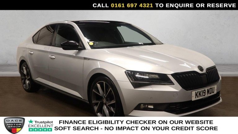 Used 2019 SILVER SKODA SUPERB Hatchback 1.5 TSI ACT SportLine Hatchback 5dr Petrol DSG Euro 6 (s/s) (150 ps) PETROL (reg. 2019-06-17) (Automatic) for sale in Stockport