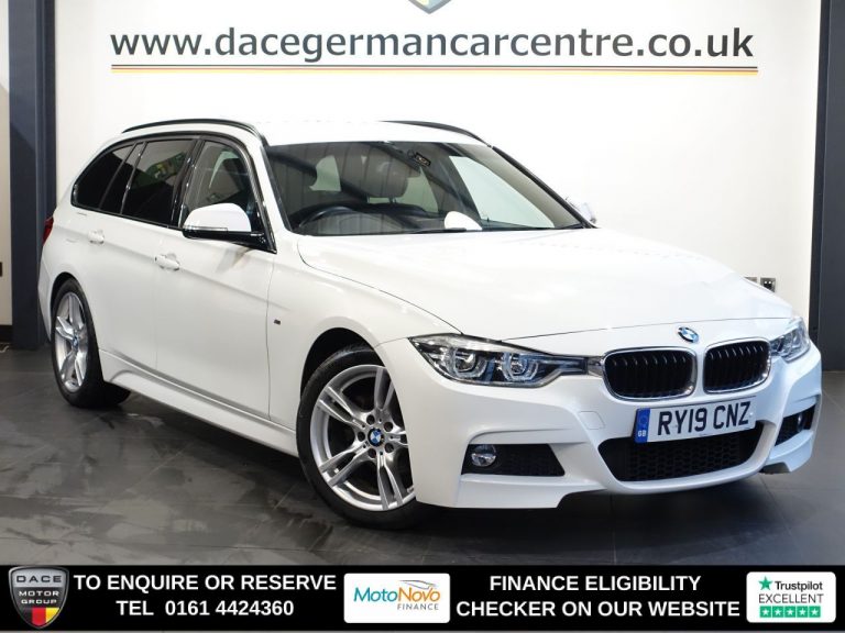 Used 2019 WHITE BMW 3 SERIES Estate 2.0 320i M Sport Touring 5dr Petrol Auto Euro 6 (s/s) (184 ps) PETROL (reg. 2019-06-28) (Automatic) for sale in Stockport
