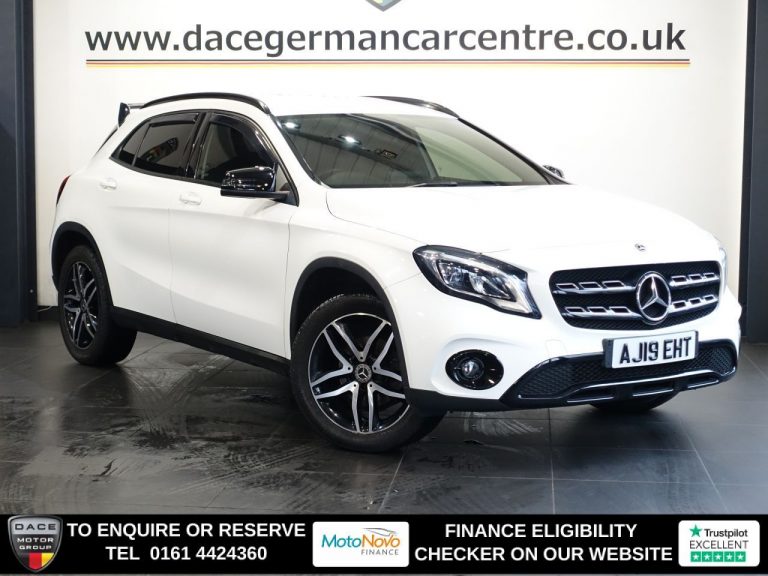 Used 2019 WHITE MERCEDES-BENZ GLA SUV 1.6 GLA180 Urban Edition SUV 5dr Petrol 7G-DCT Euro 6 (s/s) (122 ps) PETROL (reg. 2019-04-05) (Automatic) for sale in Stockport