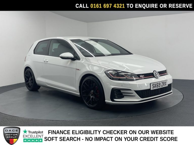 Used 2019 WHITE VOLKSWAGEN GOLF Hatchback 2.0 TSI GPF GTI Performance Hatchback 3dr Petrol DSG Euro 6 (s/s) (245 ps) PETROL (reg. 2019-09-30) (Automatic) for sale in Stockport