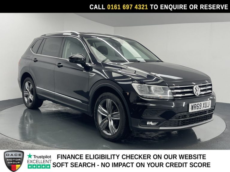 Used 2020 BLACK VOLKSWAGEN TIGUAN ALLSPACE SUV 1.5 TSI EVO Match SUV 5dr Petrol DSG Euro 6 (s/s) (150 ps) PETROL (reg. 2020-01-27) (Automatic) for sale in Stockport