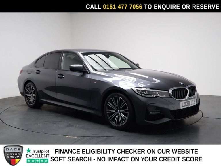 Used 2020 GREY BMW 3 SERIES Saloon 2.0 320i M Sport Saloon 4dr Petrol Auto Euro 6 (s/s) (184 ps) PETROL (reg. 2020-03-21) (Automatic) for sale in Stockport
