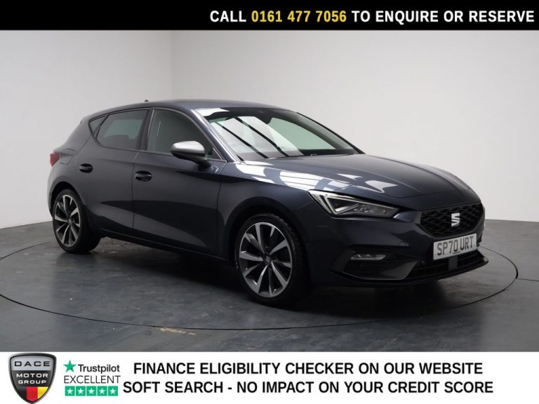 Used 2020 GREY SEAT LEON Hatchback 1.5 eTSI MHEV FR First Edition Hatchback 5dr Petrol Hybrid DSG Euro 6 (s/s) (150 ps) PETROL HYBRID (reg. 2020-09-01) (Automatic) for sale in Stockport
