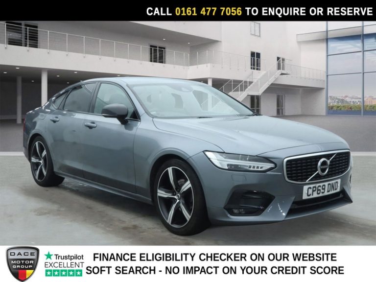 Used 2020 GREY VOLVO S90 Saloon 2.0 D4 R-Design Plus Saloon 4dr Diesel Auto Euro 6 (s/s) (190 ps) DIESEL (reg. 2020-01-21) (Automatic) for sale in Stockport