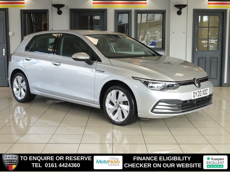 Used 2020 SILVER VOLKSWAGEN GOLF Hatchback 1.5 eTSI MHEV Style Hatchback 5dr Petrol Hybrid DSG Euro 6 (s/s) (150 ps) PETROL HYBRID (reg. 2020-06-10) (Automatic) for sale in Stockport
