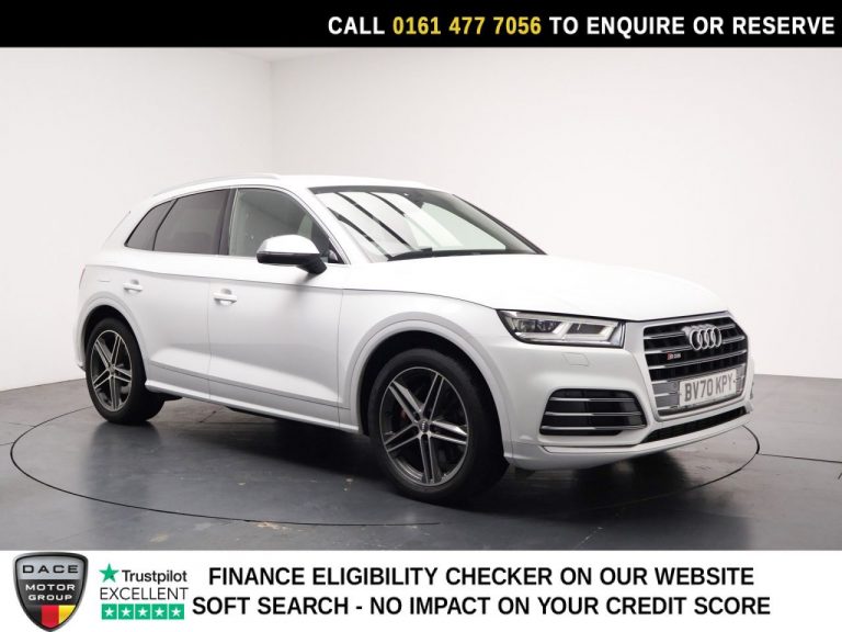 Used 2020 WHITE AUDI SQ5 SUV 3.0 TDI V6 SUV 5dr Diesel Tiptronic quattro Euro 6 (s/s) (347 ps) DIESEL (reg. 2020-10-30) (Automatic) for sale in Stockport
