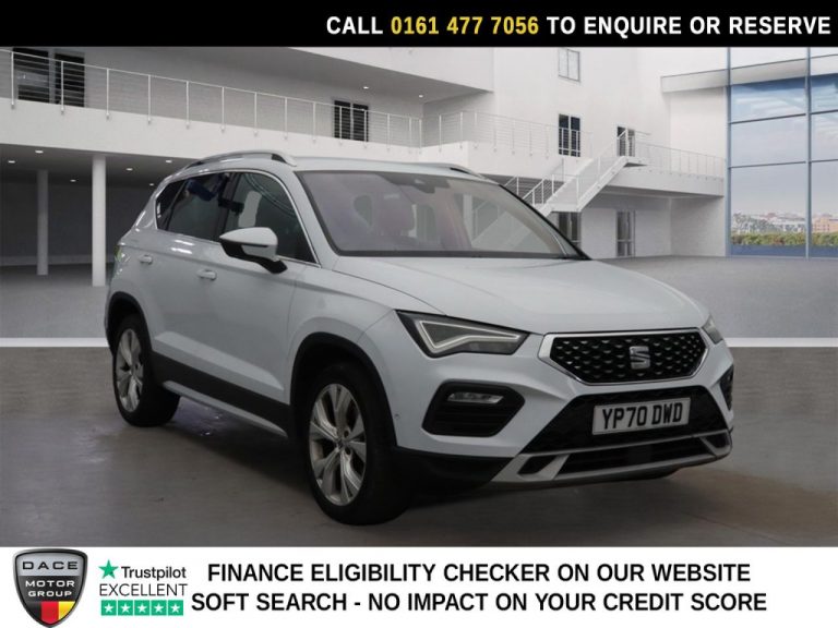 Used 2020 WHITE SEAT ATECA SUV 1.5 TSI EVO XPERIENCE SUV 5dr Petrol DSG Euro 6 (s/s) (150 ps) PETROL (reg. 2020-09-29) (Automatic) for sale in Stockport