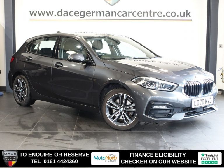 Used 2021 GREY BMW 1 SERIES Hatchback 1.5 118i Sport Hatchback 5dr Petrol DCT Euro 6 (s/s) (136 ps) PETROL (reg. 2021-01-20) (Automatic) for sale in Stockport