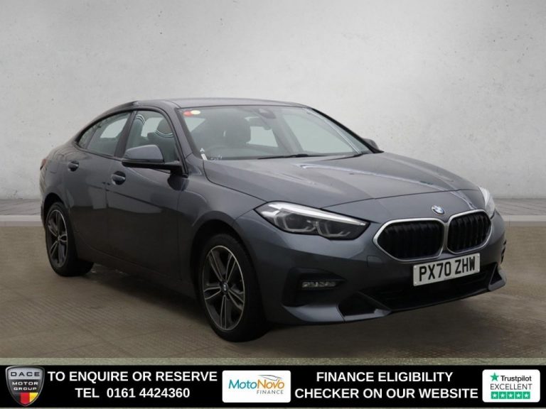 Used 2021 GREY BMW 2 SERIES GRAN COUPE Saloon 1.5 218i Sport Saloon 4dr Petrol DCT Euro 6 (s/s) (136 ps) PETROL (reg. 2021-02-16) (Automatic) for sale in Stockport