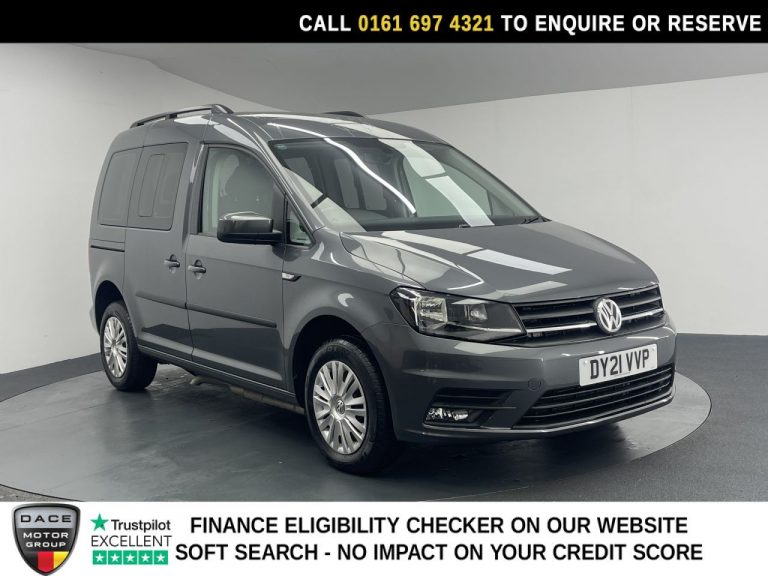 Used 2021 GREY VOLKSWAGEN CADDY LIFE MPV 2.0 TDI MPV 5dr Diesel DSG Euro 6 (s/s) (102 ps) DIESEL (reg. 2021-06-30) (Automatic) for sale in Stockport