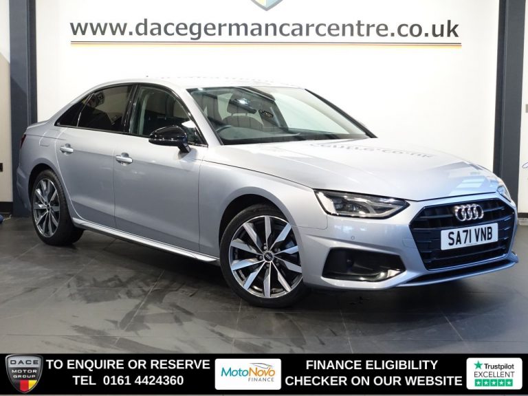Used 2021 SILVER AUDI A4 Saloon 2.0 TDI 35 Sport Edition Saloon 4dr Diesel S Tronic Euro 6 (s/s) (163 ps) DIESEL (reg. 2021-09-30) (Automatic) for sale in Stockport
