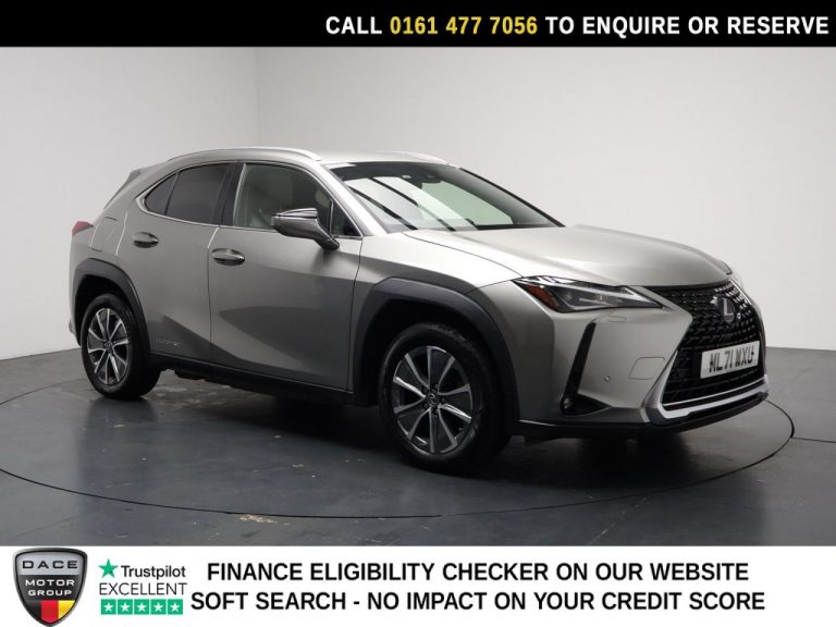 Used 2021 SILVER LEXUS UX SUV 300e 54.3kWh SUV 5dr Electric Auto (204 ps) ELECTRIC (reg. 2021-11-29) (Automatic) for sale in Stockport
