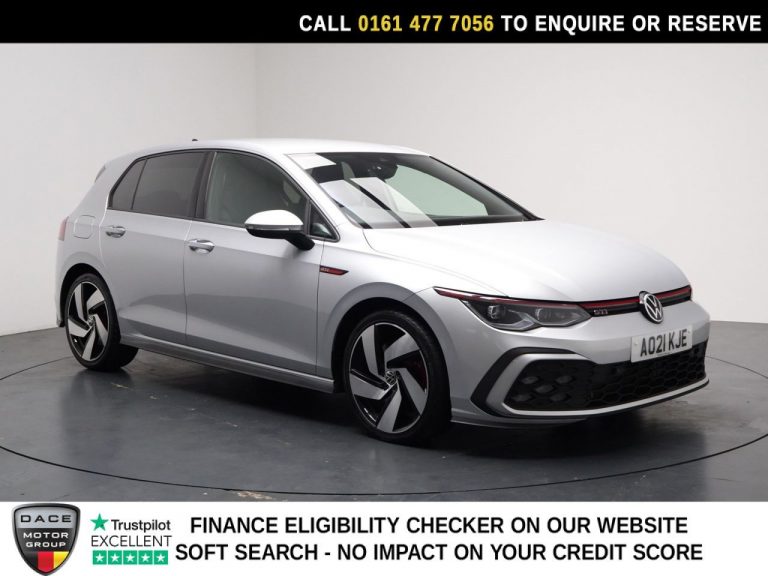 Used 2021 SILVER VOLKSWAGEN GOLF Hatchback 2.0 TSI GTI Hatchback 5dr Petrol DSG Euro 6 (s/s) (245 ps) PETROL (reg. 2021-04-30) (Automatic) for sale in Stockport