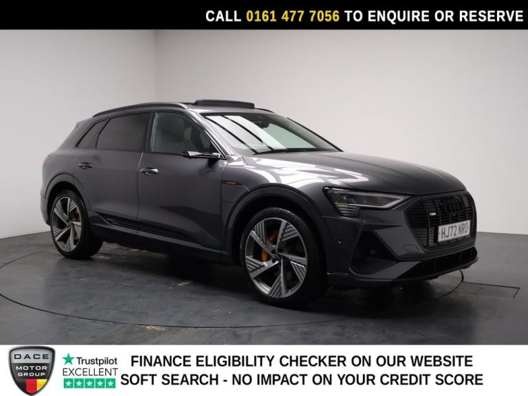 Used 2022 GREY AUDI E-TRON SUV 55 Vorsprung SUV 5dr Electric Auto quattro 95kWh (11kW Charger) (408 ps) ELECTRIC (reg. 2022-09-05) (Automatic) for sale in Stockport