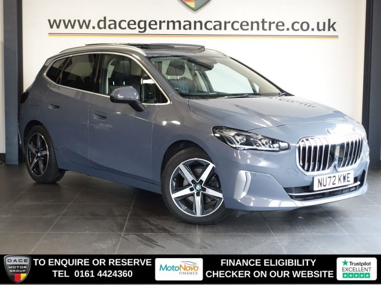 Used 2022 GREY BMW 2 SERIES ACTIVE TOURER MPV 2.0 218d Luxury MPV 5dr Diesel DCT Euro 6 (s/s) (150 ps) DIESEL (reg. 2022-11-10) (Automatic) for sale in Stockport