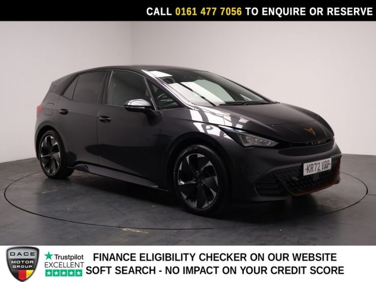 Used 2022 GREY CUPRA BORN Hatchback 58kWh V2 Hatchback 5dr Electric Auto (204 ps) ELECTRIC (reg. 2022-12-16) (Automatic) for sale in Stockport
