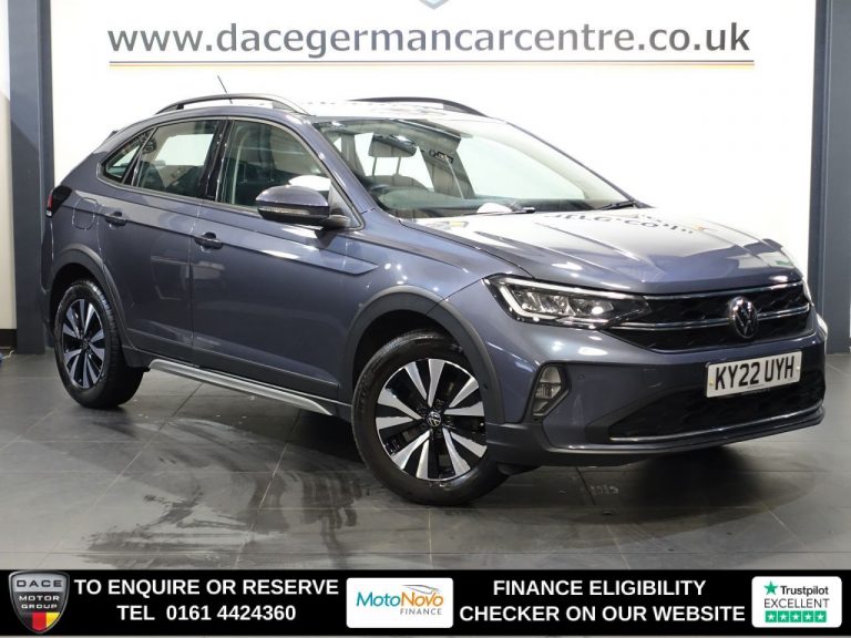 Used 2022 GREY VOLKSWAGEN TAIGO SUV 1.0 TSI Life SUV 5dr Petrol DSG Euro 6 (s/s) (110 ps) PETROL (reg. 2022-04-29) (Automatic) for sale in Stockport