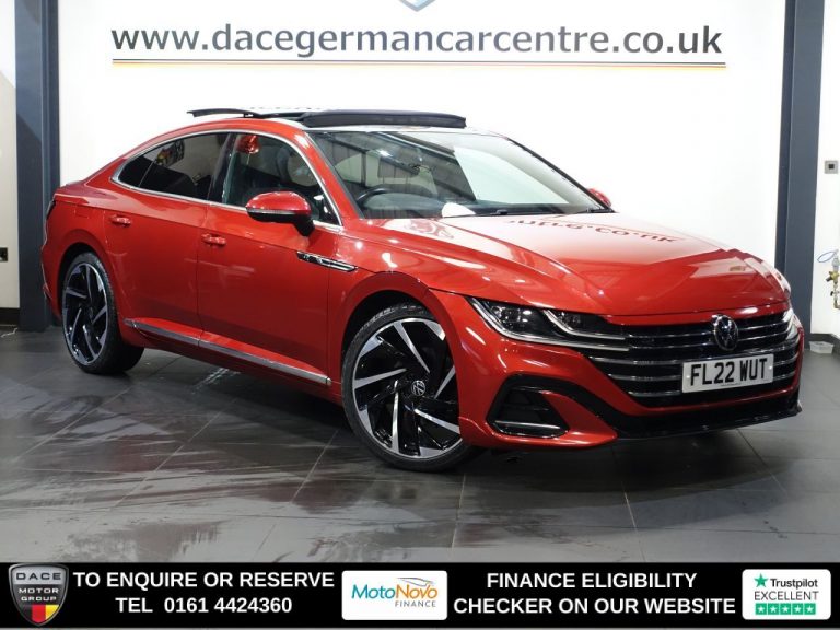 Used 2022 RED VOLKSWAGEN ARTEON Hatchback 2.0 TSI R-Line Fastback 5dr Petrol DSG Euro 6 (s/s) (190 ps) PETROL (reg. 2022-03-31) (Automatic) for sale in Stockport
