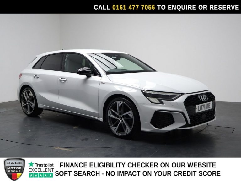 Used 2022 WHITE AUDI A3 Hatchback 1.5 TFSI 35 Edition 1 Sportback 5dr Petrol S Tronic Euro 6 (s/s) (150 ps) PETROL (reg. 2022-01-28) (Automatic) for sale in Stockport