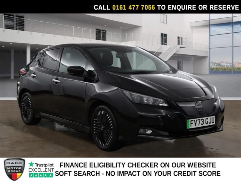 Used 2023 BLACK NISSAN LEAF Hatchback 39kWh N-Connecta Hatchback 5dr Electric Auto (150 ps) ELECTRIC (reg. 2023-09-30) (Automatic) for sale in Stockport