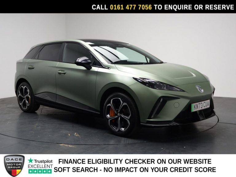 Used 2023 GREEN MG Mg4 Hatchback 64kWh XPOWER Hatchback 5dr Electric Auto 4WD (Dual Motor) (435 ps) ELECTRIC (reg. 2023-10-23) (Automatic) for sale in Stockport