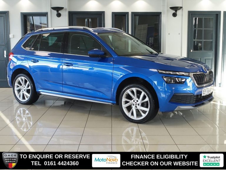 Used 2024 BLUE SKODA KAMIQ SUV 1.5 TSI ACT SE L Executive SUV 5dr Petrol DSG Euro 6 (s/s) (150 ps) PETROL (reg. 2024-01-20) (Automatic) for sale in Stockport