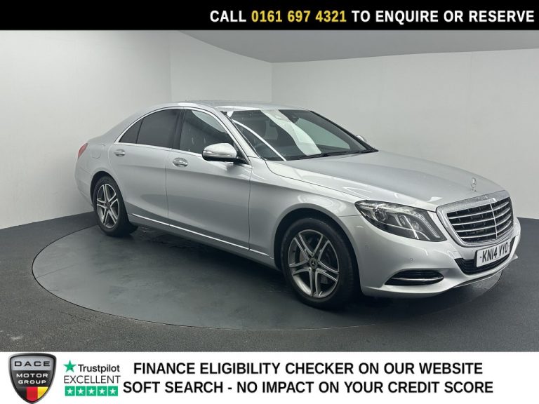 Used 2014 SILVER MERCEDES-BENZ S-CLASS Saloon 3.0 S350 V6 BlueTEC SE Line Saloon 4dr Diesel G-Tronic+ Euro 6 (s/s) (258 ps) DIESEL (reg. 2014-03-21) (Automatic) for sale in Stockport