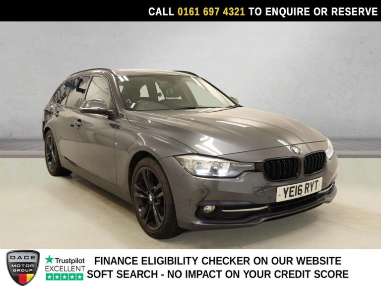 Used 2016 GREY BMW 3 SERIES Estate 2.0 320d Sport Touring 5dr Diesel Auto Euro 6 (s/s) (190 ps) DIESEL (reg. 2016-05-09) (Automatic) for sale in Stockport