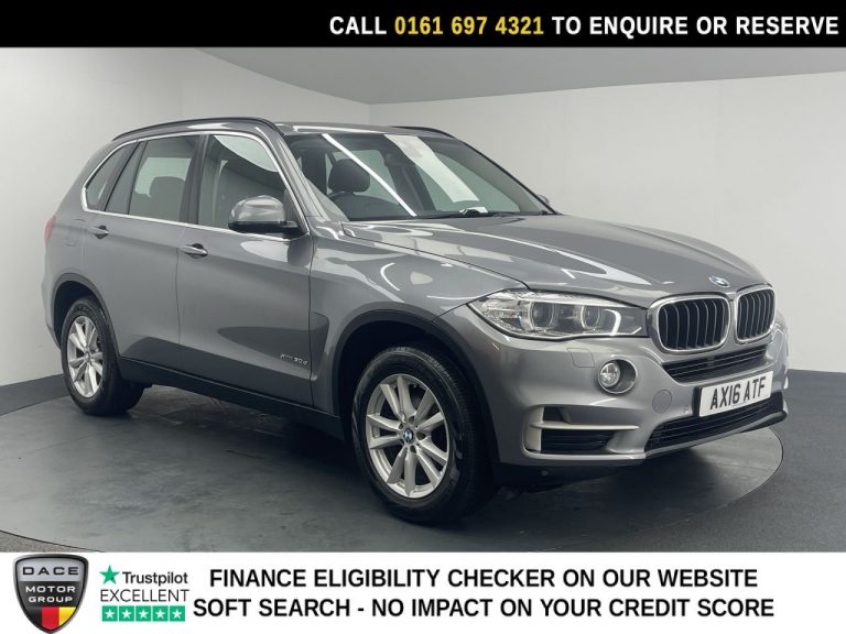 Used 2016 GREY BMW X5 SUV 3.0 30d SE SUV 5dr Diesel Auto xDrive Euro 6 (s/s) (258 ps) DIESEL (reg. 2016-06-14) (Automatic) for sale in Stockport