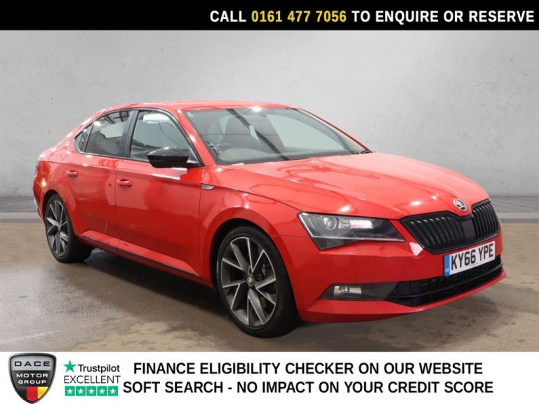 Used 2016 RED SKODA SUPERB Hatchback 2.0 TSI SportLine Hatchback 5dr Petrol DSG 4WD Euro 6 (s/s) (280 ps) PETROL (reg. 2016-09-30) (Automatic) for sale in Stockport